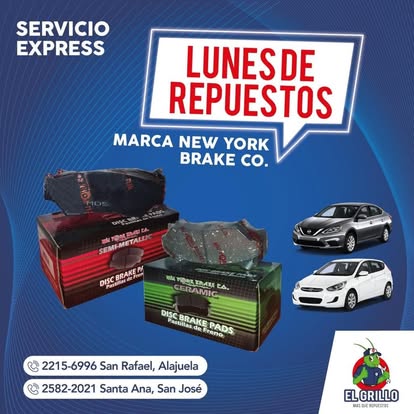 Lunes de repuestos