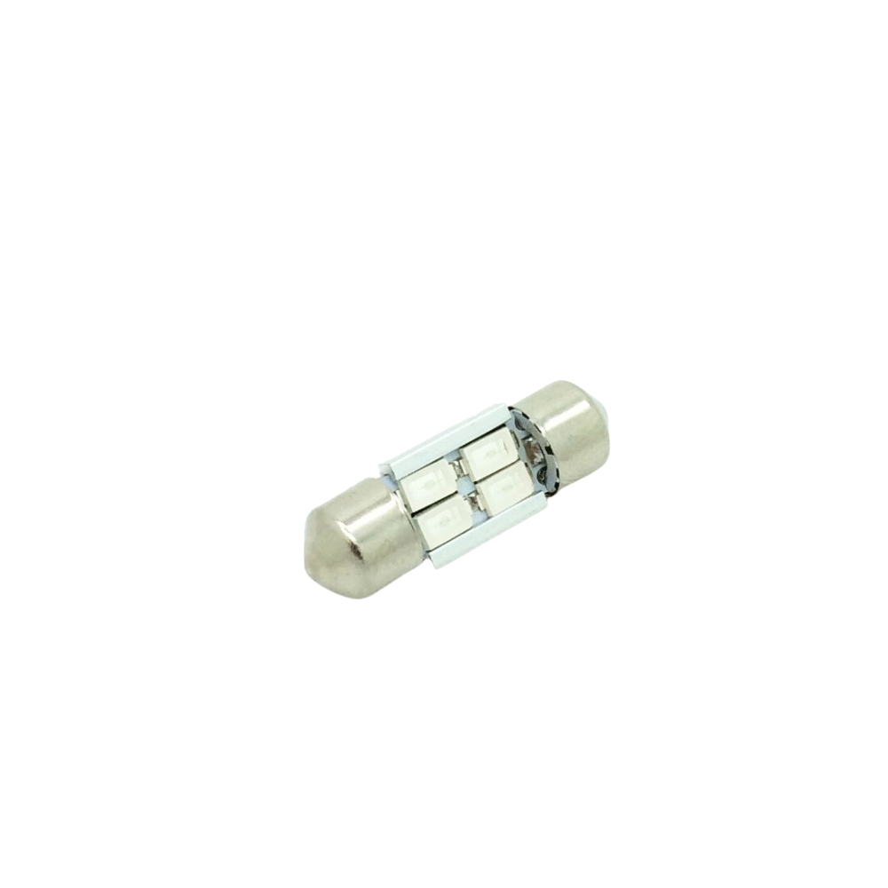 BOMBILLO LUZ TECHO12V  LED BLANCO 10X31
