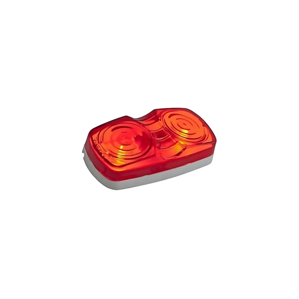 FAROL DOBLE BOMBILLO ROJO