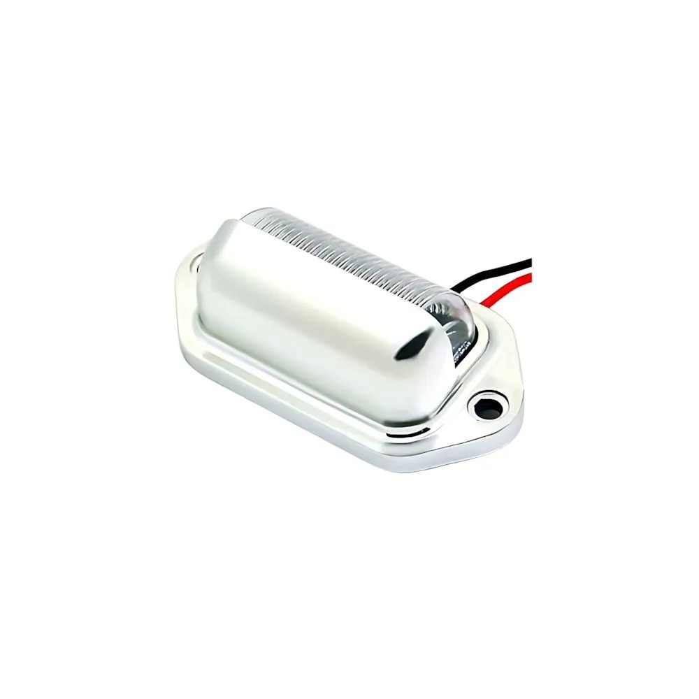 LUZ PLACA CROMADA 1 9/16X 1 1/4X 2
