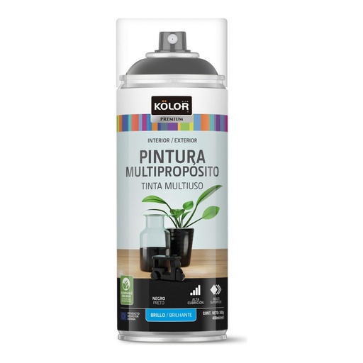 PINTURA SPRAY NEGRO BRILLANTE