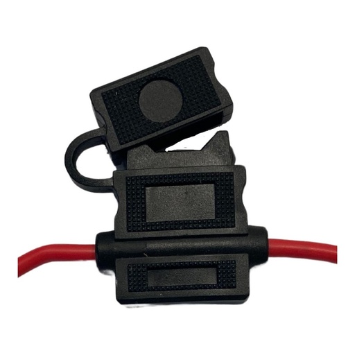 PORTA FUSIBLE PUGLIN C/TAPA (ROJO)