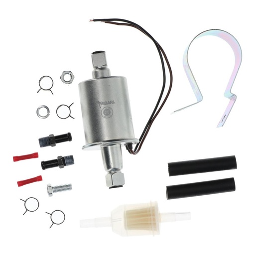 BOMBA GASOLINA CARB. ELECTRICA UNIVERSAL (REDONDA) (HIBARI)