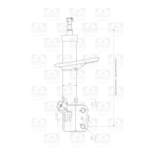 COMPENSADOR DEL. RH. NIS. XTRAIL (06-12) (SHIBUMI)