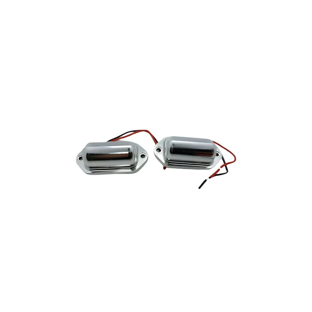 LUZ PLACA CROMADA 1 9/16X 1 1/4X 2 (LED)